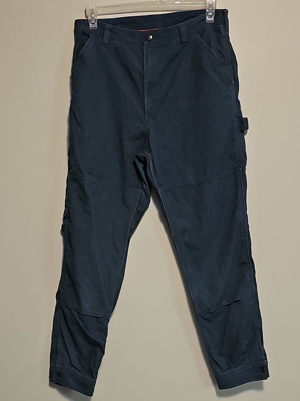 Patagonia Women's Blue Hemp Blend Double Knee Work Pants